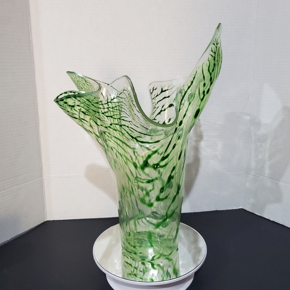 Recycle Art Vase Florida Ocean Plastic Bottles Signed by Artist 🎨 Todd Lynd 👀 - Picture 6 of 17